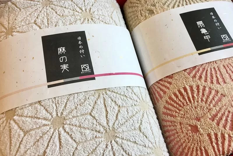 日本の佇まい麻の実・扇亀甲タオルセット 6枚【泉州タオル 国産 吸水 普段使い シンプル 日用品】