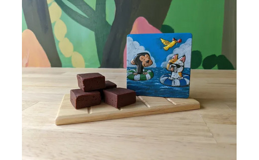 谷口智則】 ワニッフルのおうち お菓子缶 直筆サイン・イラスト