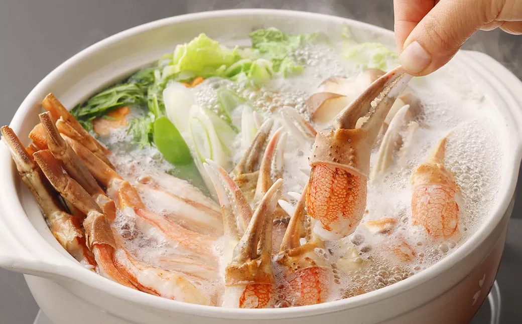 生ずわい蟹 しゃぶしゃぶ セット 1.0kg (棒肉 500g + 爪肉 500g)【1】【価格改定:12月31日まで】 かに カニ ずわい蟹 棒肉 爪肉 ポーション むき身 しゃぶしゃぶ用 鍋 海鮮 BBQ バーベキュー 簡単調理 冷凍