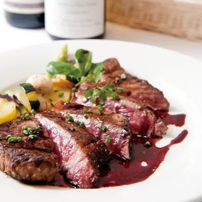 能勢黒牛または能勢黒若牛の厳選ステーキ500g(2～3枚) | 能勢黒牛 中植牧場 丸昭精肉店