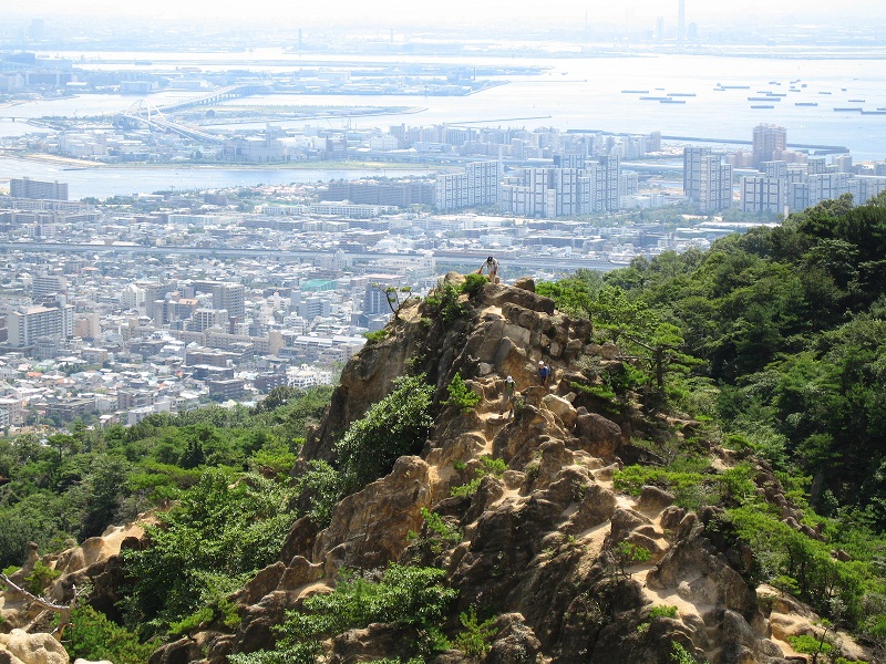 日本のロッククライミング発祥の地、芦屋ロックガーデン
