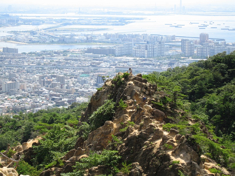 日本のロッククライミング発祥の地、芦屋ロックガーデン