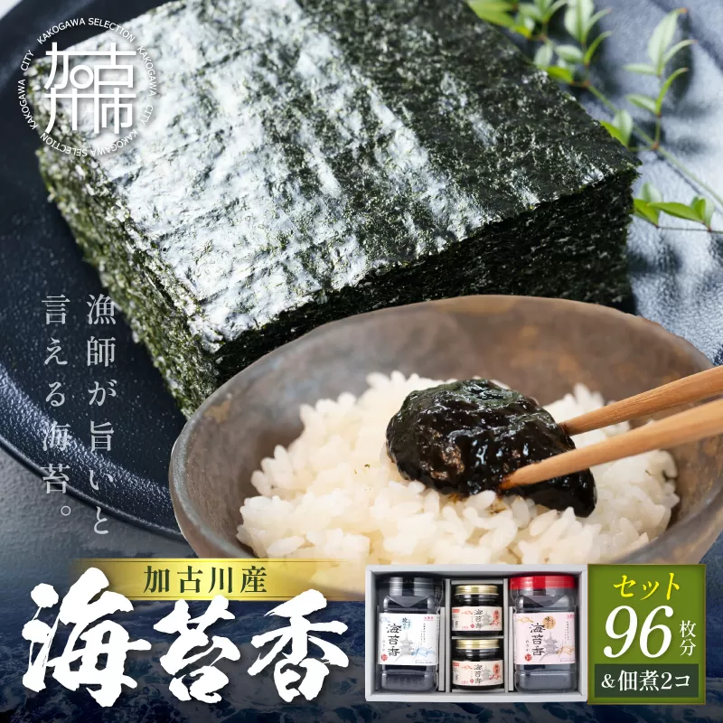 大濵海苔店 加古川産海苔香佃煮Ｄセット《 海苔 のり セット 焼のり 味のり 佃煮 トロトロ食感 ギフト 詰め合わせ 》【2501D16502】