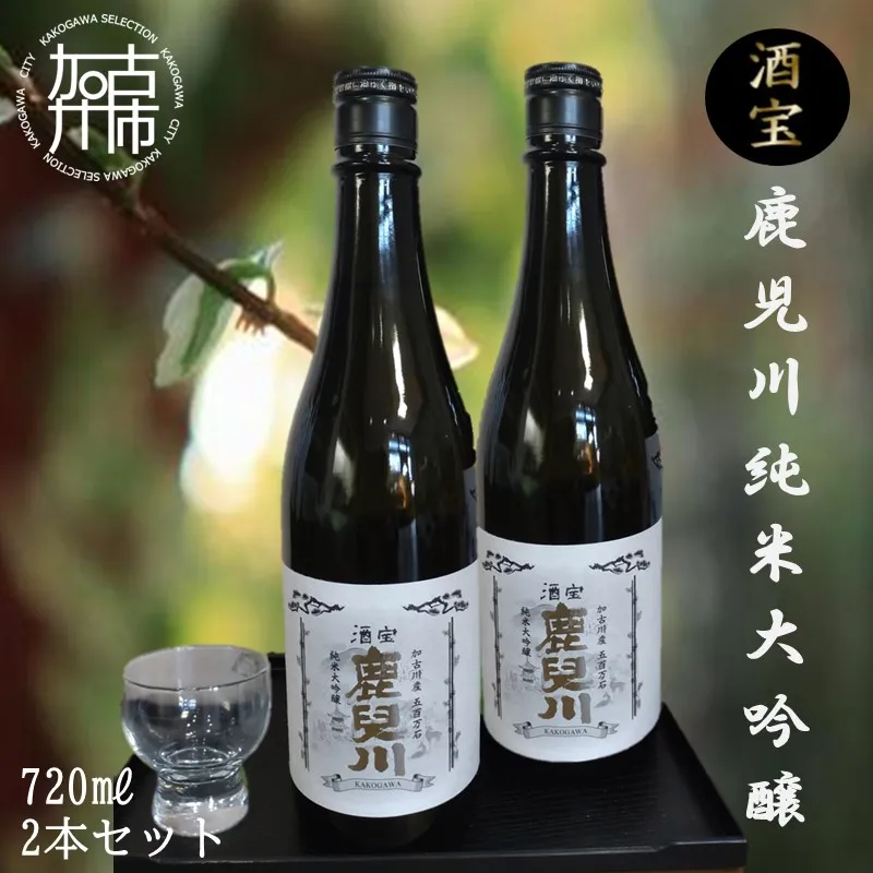 酒宝 鹿児川純米大吟醸 720ml 2本セット【2401F02602】