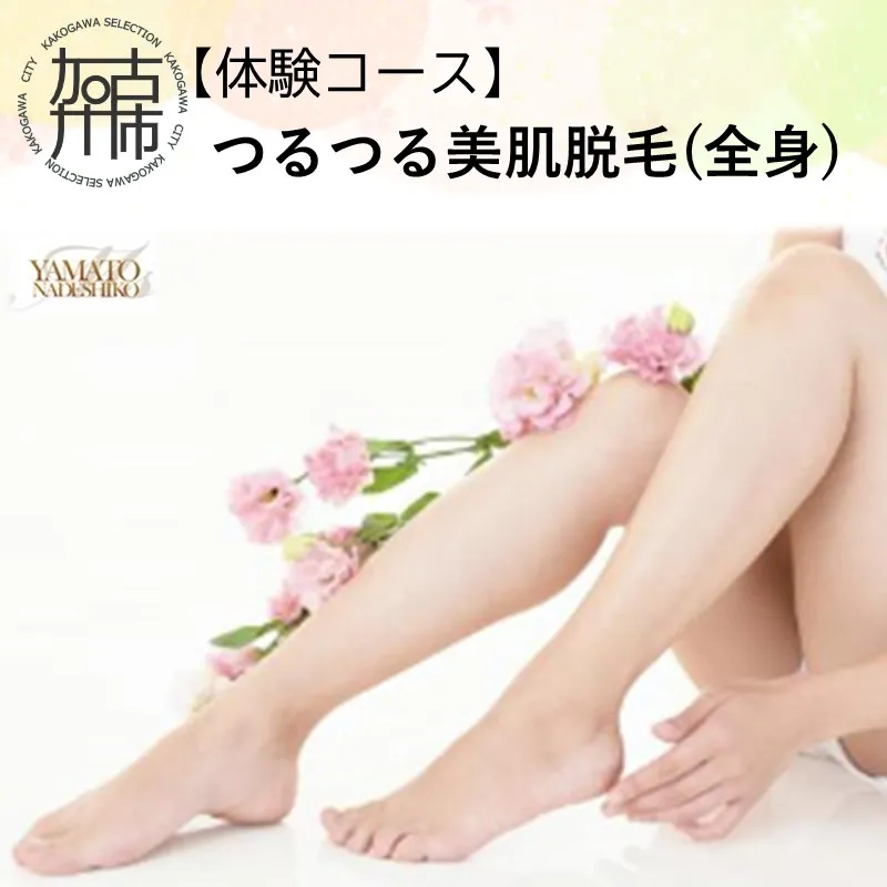 【体験コース】つるつる美肌脱毛(全身)《 美容 脱毛 全身 体験 女性 ご褒美 贅沢 息抜き 》【118005L000】