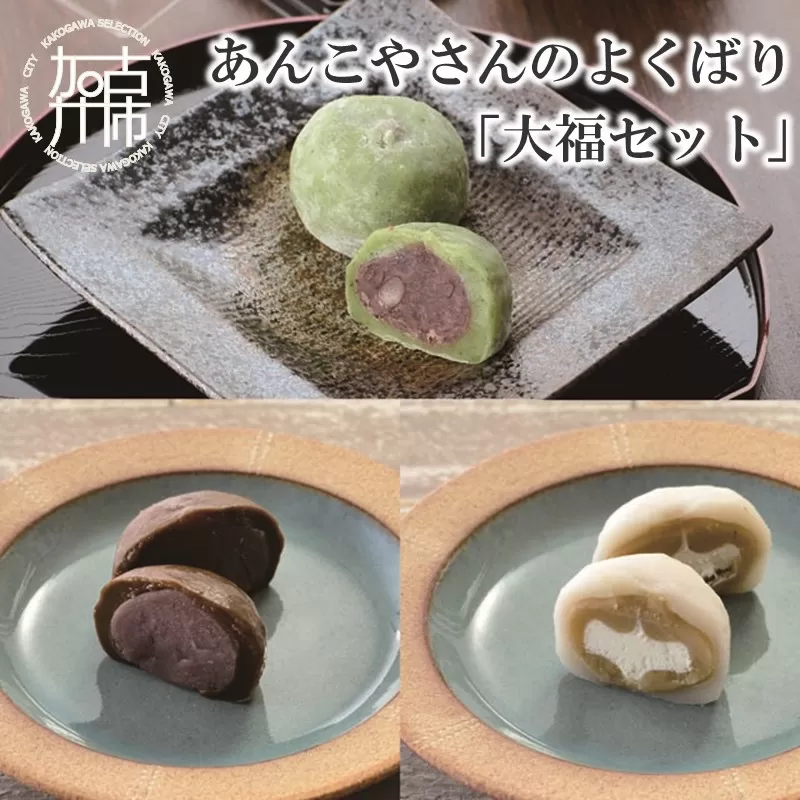 【老舗の味】あんこやさんのよくばり「大福セット」