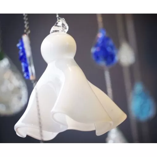 ガラスのてるてるぼうず 民芸品 工芸品 インテリア 