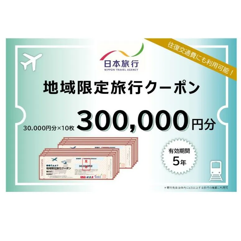日本旅行　地域限定旅行クーポン【300，000円分】 チケット 