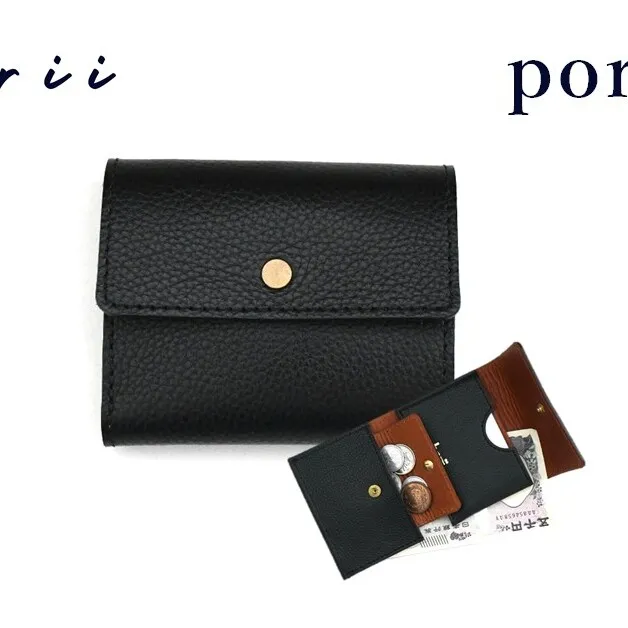 【horii.】porte（ポルト） 55-29 本革 レザー mini Wallet ウォレット 財布 受注生産