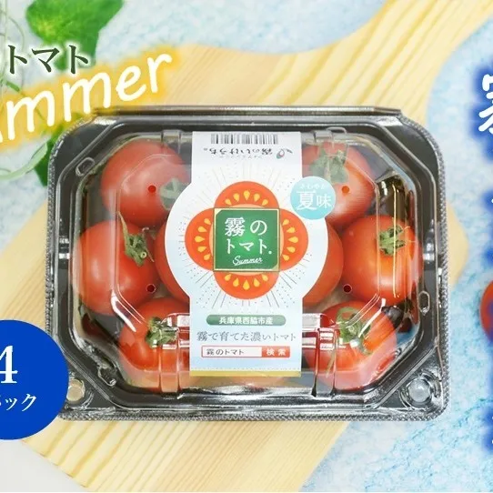 【霧で育てた濃厚な味】霧のトマトSummer 200ｇ×4パック（06-51）
