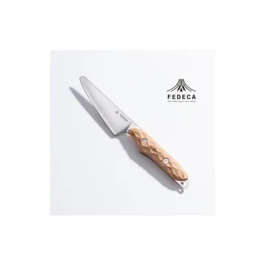 【FEDECA】FEDECAのこども包丁 名栗ホワイト 001059