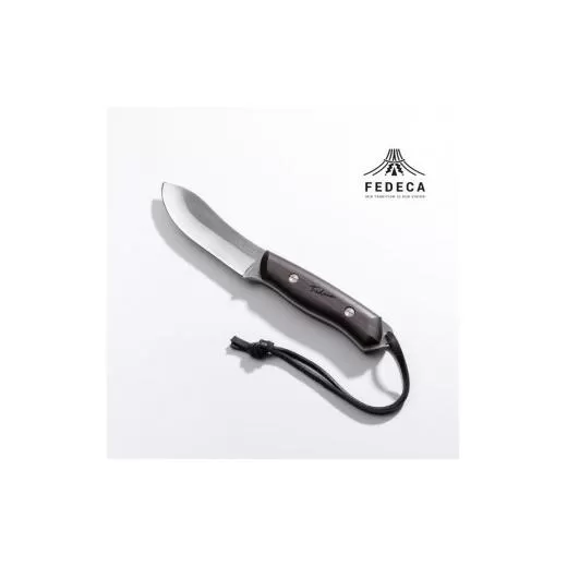 【FEDECA】ブッシュクラフトナイフプレーン黒檀 001230