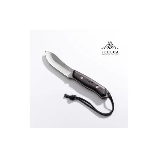 【FEDECA】ブッシュクラフトナイフプレーン黒檀 001230