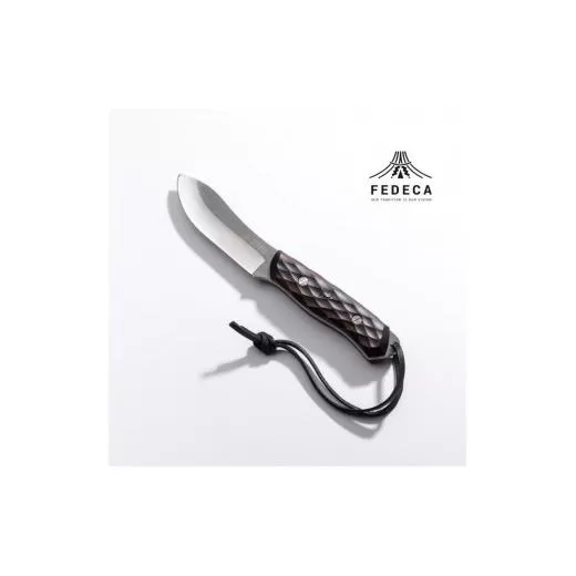 【FEDECA】ブッシュクラフトナイフ名栗黒檀 001231