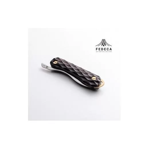 【FEDECA】折畳式料理ナイフ Solo 名栗黒檀 001235