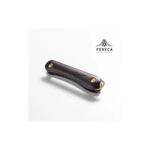 【FEDECA】キーオーガナイザー プレーン黒檀 001236