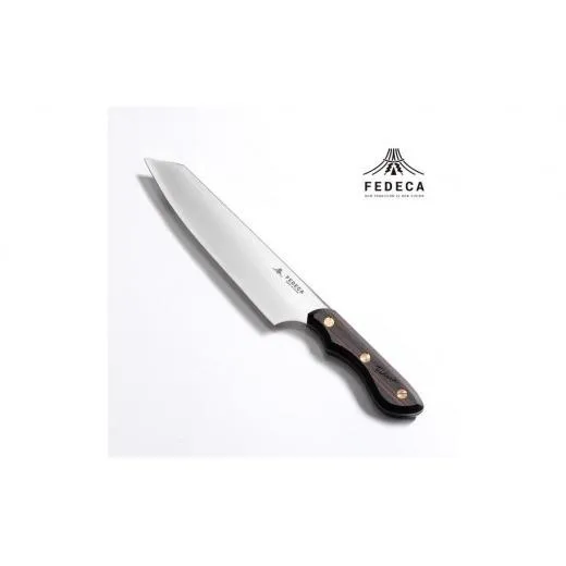 【FEDECA】三徳包丁 大 プレーン黒檀 001238