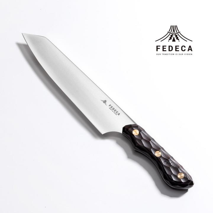 【FEDECA】三徳包丁 大 名栗黒檀 001239