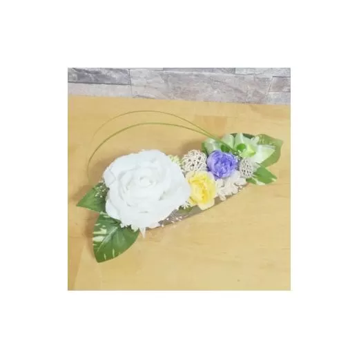 大きなバラのナチュレ 仏花