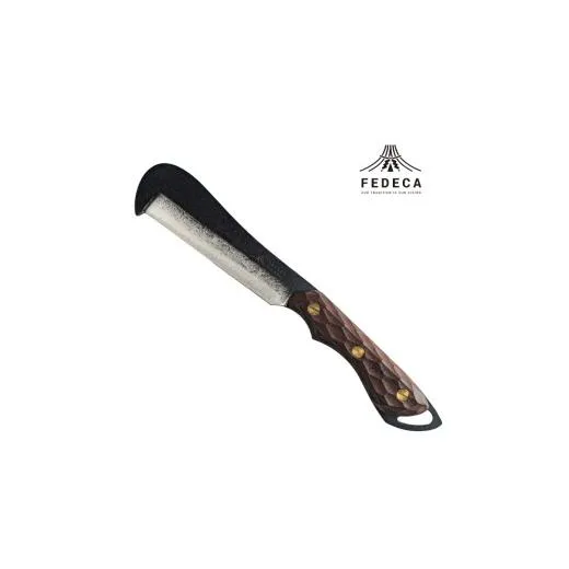 【FEDECA】 鍛造バトニング鉈 名栗ブラウン 000925