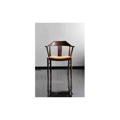 TataraM-type　鉄染め仕上げ（座面：布）