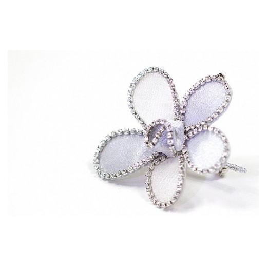 シルバーキュートリーコサージュ