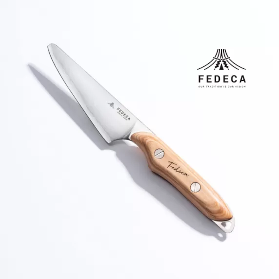 【FEDECA】FEDECAのこども包丁 プレーンホワイト 001058