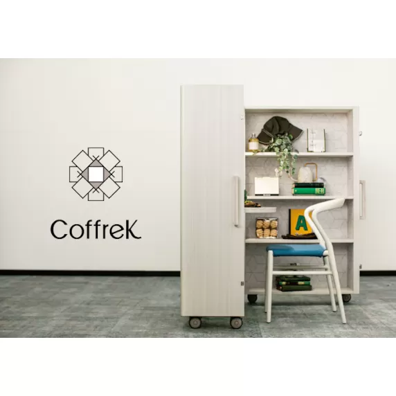 ZE-97 扉を開けると心躍る特別なプライベート空間が出現!【コフレカ】ポップアップ ライトビューロー(ブルー)