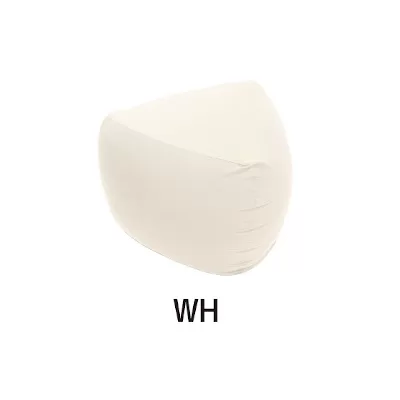 MOGU 三角フィットソファ WH（ホワイト）【離島　配送不可】