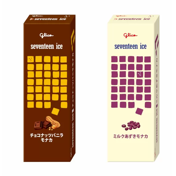 セブンティーンアイスモナカ チョコナッツバニラ・ミルクあずきモナカ 各6個セット