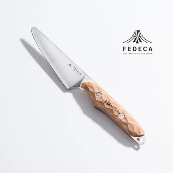 【FEDECA】FEDECAのこども包丁 名栗ホワイト 001059