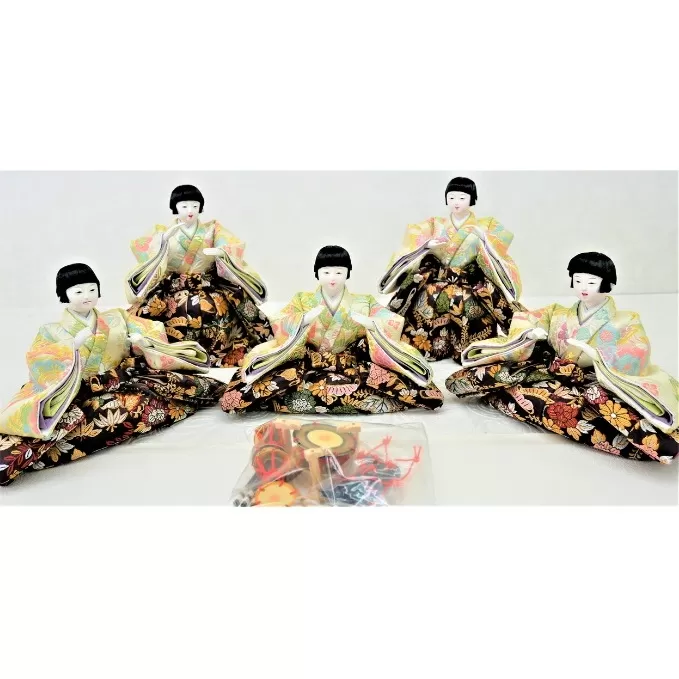雛人形　五人囃子単品　5-A 桃の節句 お雛祭り お雛様 ひな祭り 飾り 子供 孫 女の子 初節句 