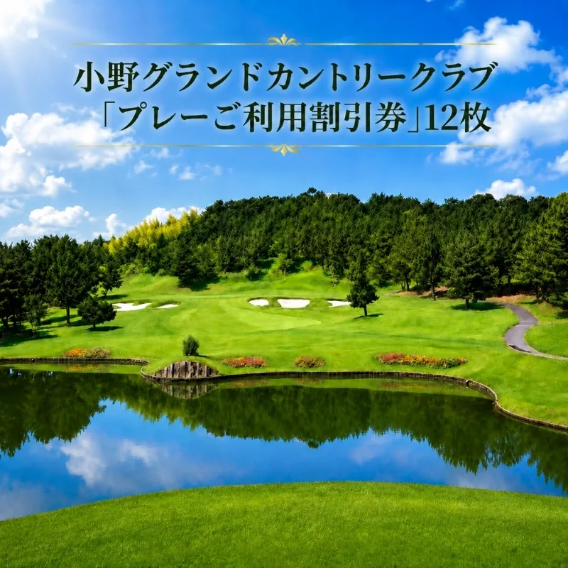 ゴルフ場 兵庫 プレーご利用 割引券 12枚 小野グランドカントリークラブ ゴルフプレー券 ゴルフプレー ゴルフ 練習 券 チケット ギフト券 利用券 旅行 兵庫県 小野市