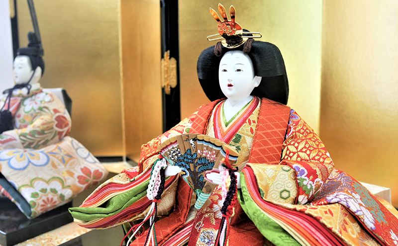 雛人形 京九番親王「優美華紋」オリジナル金襴敷 No.9-OH お雛様 雛人形 京九番親王「優美華紋」オリジナル金襴敷 No.9-OH お雛様