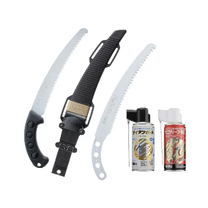 900-77　中枝・太枝をスピーディに切断 シルキー剪定鋸セットC 雑貨 日用品 