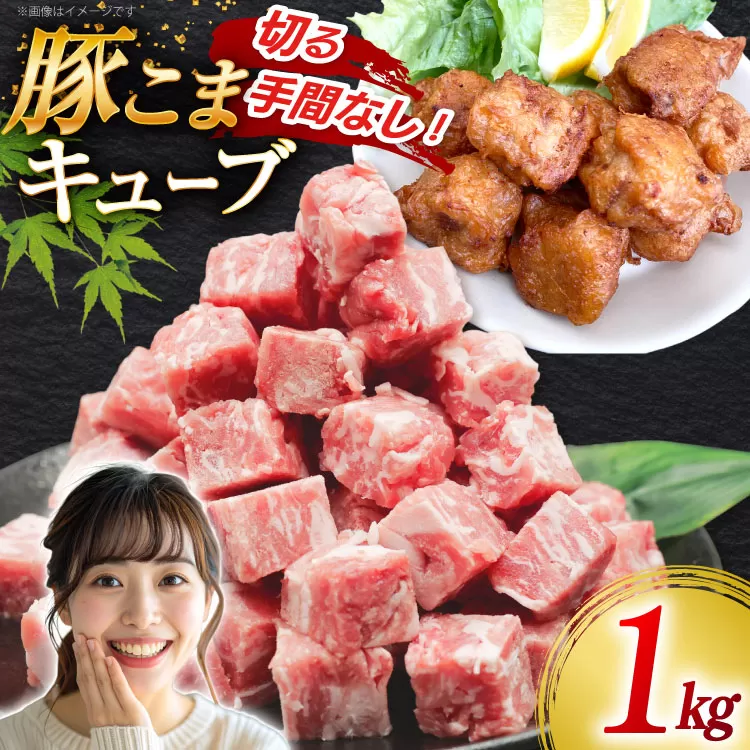 豚肉 豚こまキューブ 1kg 豚こま 豚こま肉 豚 こま切れ [司フーズ・システム 兵庫県 三田市 3d28bdy500000] ぶた ぶたこま 細切れ 豚キューブ 精肉 冷凍 お弁当 おかず