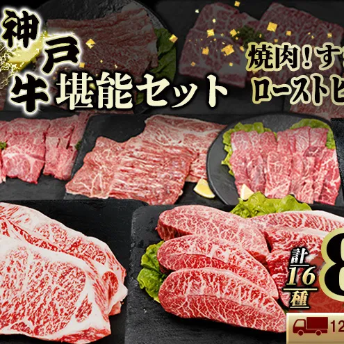 神戸牛 12か月 定期便 連続お届け ブランド牛 ステーキ しゃぶしゃぶ  焼肉 セット 小分け 牛肉 高額 高額寄附 ローストビーフ 神戸ビーフ 