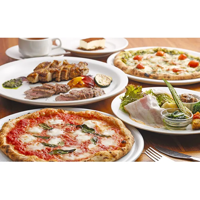 ピッツェリア IL BINARIO DI OROディナーペアチケット お食事券 ピザ イタリアン ナポリピッツァ 2名様分