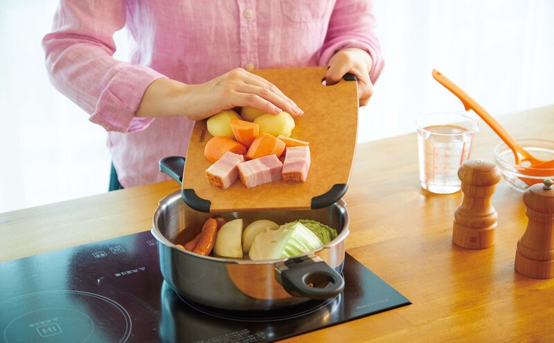 期間限定寄附額 [ ミクロまな板 (L) (M) (S) セット 茶 ] アサヒ軽金属