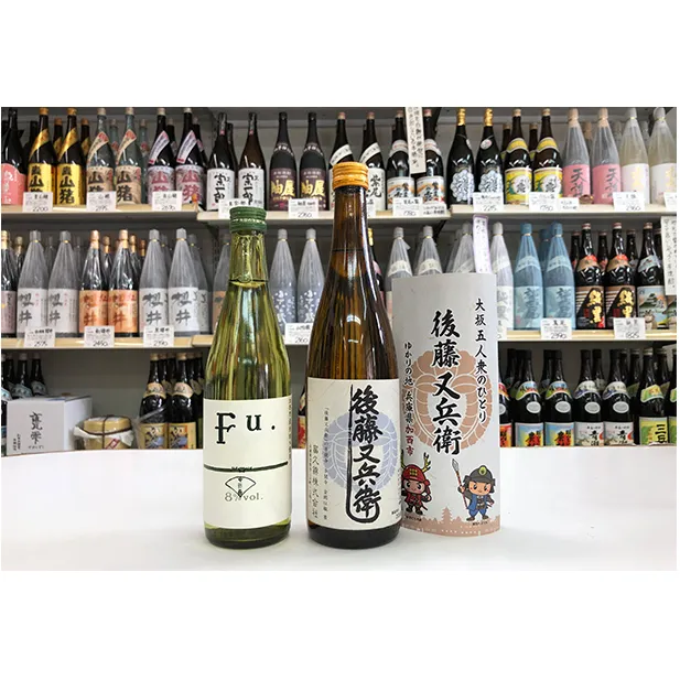 日本酒 酒セット 低アルコール 2種 詰め合わせ 純米酒 Fu. 500ml 後藤又兵衛 720ml セット コタニ 清酒 お酒 酒 アルコール 低アルコール日本酒 飲み比べセット 飲み比べ ギフト 贈り物 プレゼント