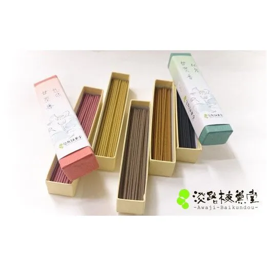 淡路梅薫堂の本場淡路島のお香(お線香)～仏様のご馳走甘茶香～　　[線香 お供え 人気 インセンス アロマ 墓参り 仏具]
