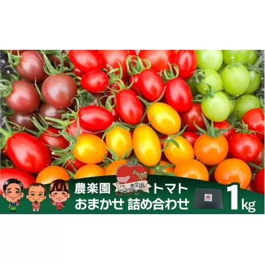 農楽園トマト おまかせ １ｋｇ詰め合わせ