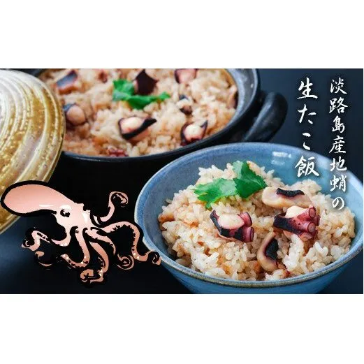 淡路島産地蛸使用　生たこ飯　２合用×３袋セット　　[蛸飯 冷凍]