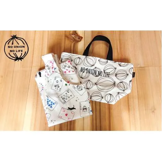 TORO淡路島にゃん玉エコバッグ＆玉ねぎ柄トートバッグ
