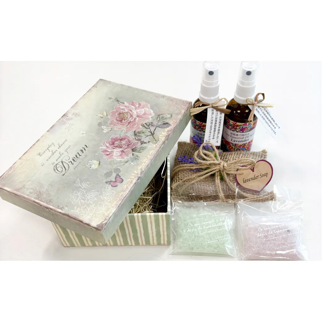 淡路島産 アロマスプレー＆バスグッズセット