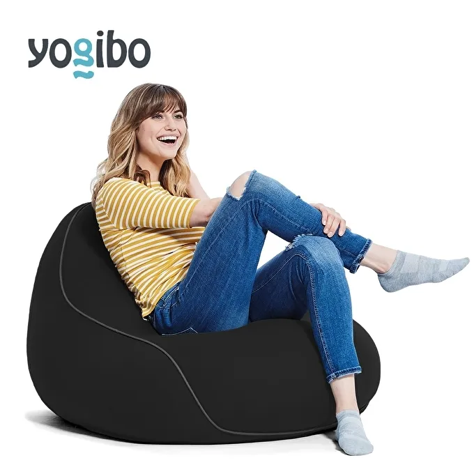 ヨギボー Yogibo Lounger ( ヨギボーラウンジャー ) ブラック インテリア 寝具 ファッション 