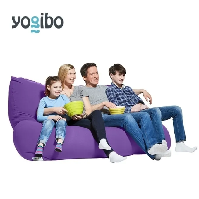 特別寄附額 ヨギボー Yogibo Double ( ヨギボーダブル ) パープル インテリア 寝具 ファッション 期間限定 限定