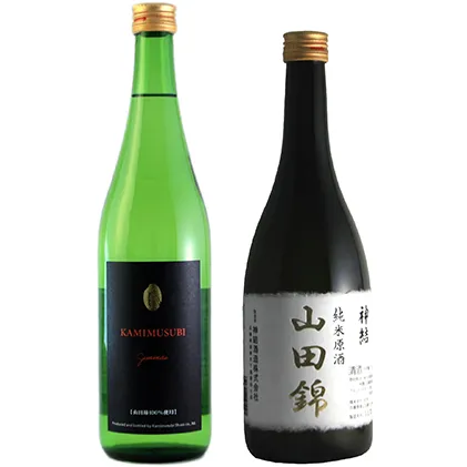 神結 東条産山田錦 飲み比べ 720ml 2本セット [ 東条産山田錦 神結酒造 純米酒 純米原酒 日本酒 酒 お酒 四合瓶 贈答品 ギフト 兵庫県 兵庫 加東市 ]