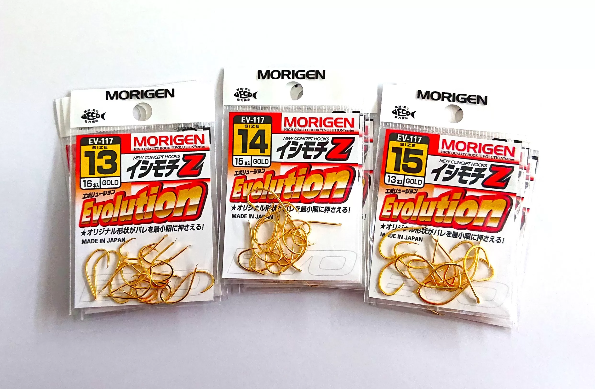 もりげん(MORIGEN)　釣針　イシモチZ　9枚セット(13号・14号・15号/各3枚) ［ 釣り　釣り針　海釣り］