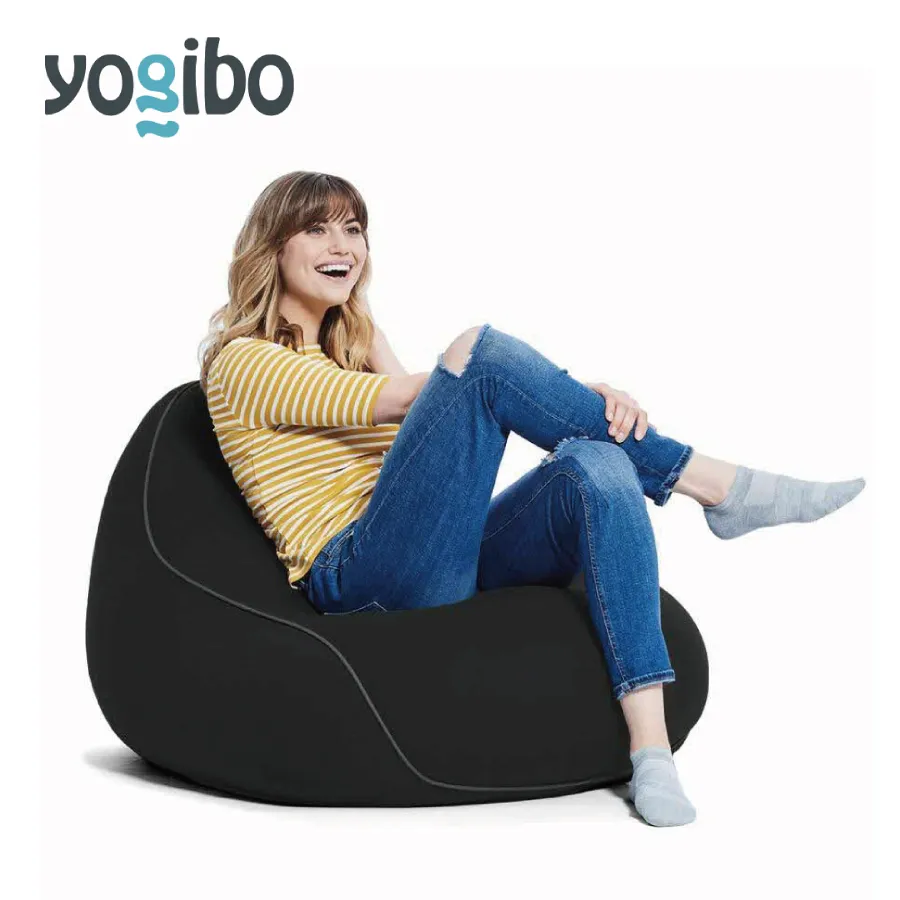 ヨギボー Yogibo Lounger ( ヨギボーラウンジャー ) ブラック インテリア 寝具 ファッション